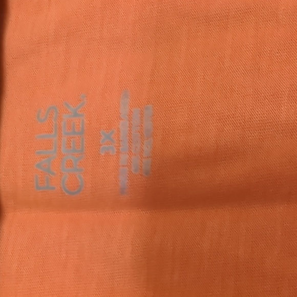 PLUS SIZE Orange Shirt - Picture 2 of 2